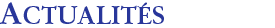 Actualités